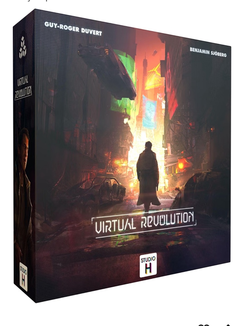 Studio Virtual Revolution Game Layout — Black with Neon Accents
